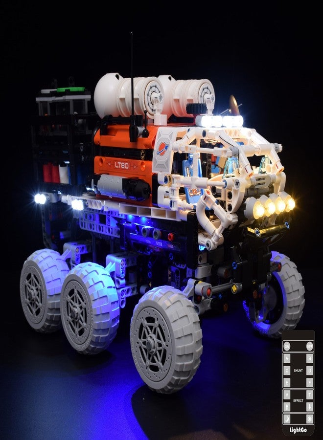 LightGo LED Lighting Kit Designed for Lego Space 42180 Mars Crew Exploration Rover Building Set - Not Include Model (Remote Version) - Image 1